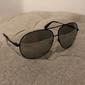 Marc by Marc Jacobs Black Aviator Sunglasses